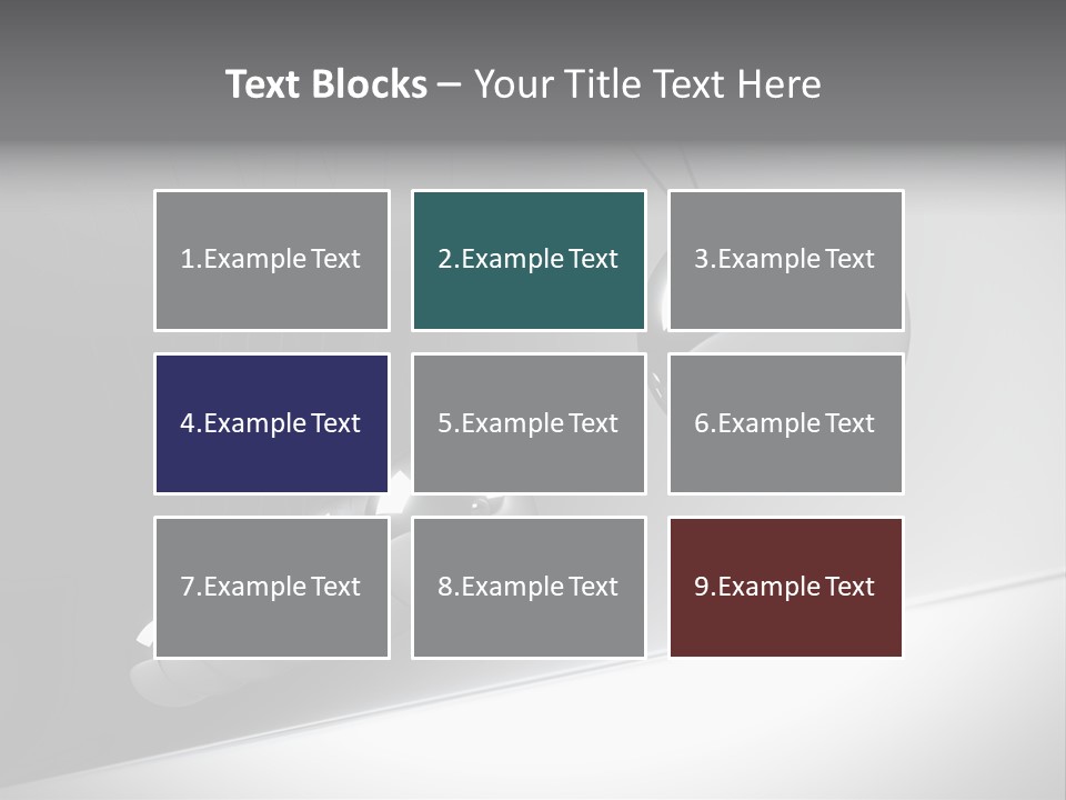 Pendulum Render Balance PowerPoint Template