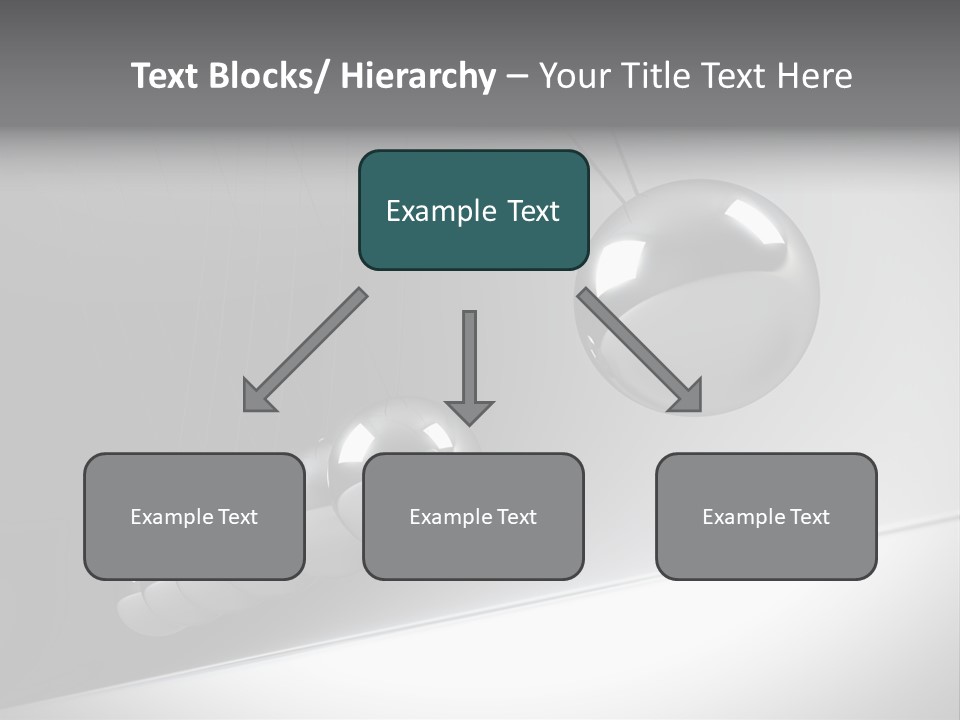 Pendulum Render Balance PowerPoint Template