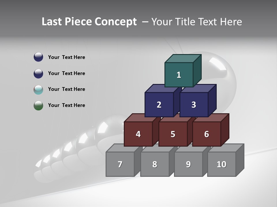 Pendulum Render Balance PowerPoint Template