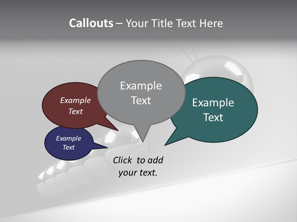 Pendulum Render Balance PowerPoint Template