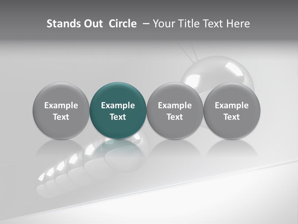 Pendulum Render Balance PowerPoint Template