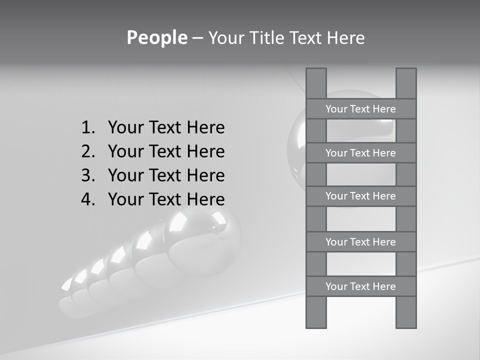 Pendulum Render Balance PowerPoint Template