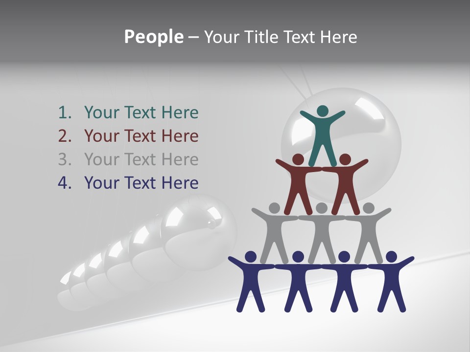 Pendulum Render Balance PowerPoint Template