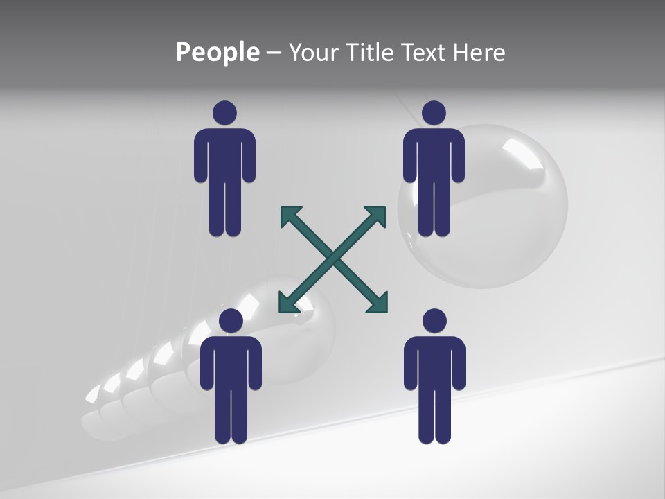 Pendulum Render Balance PowerPoint Template