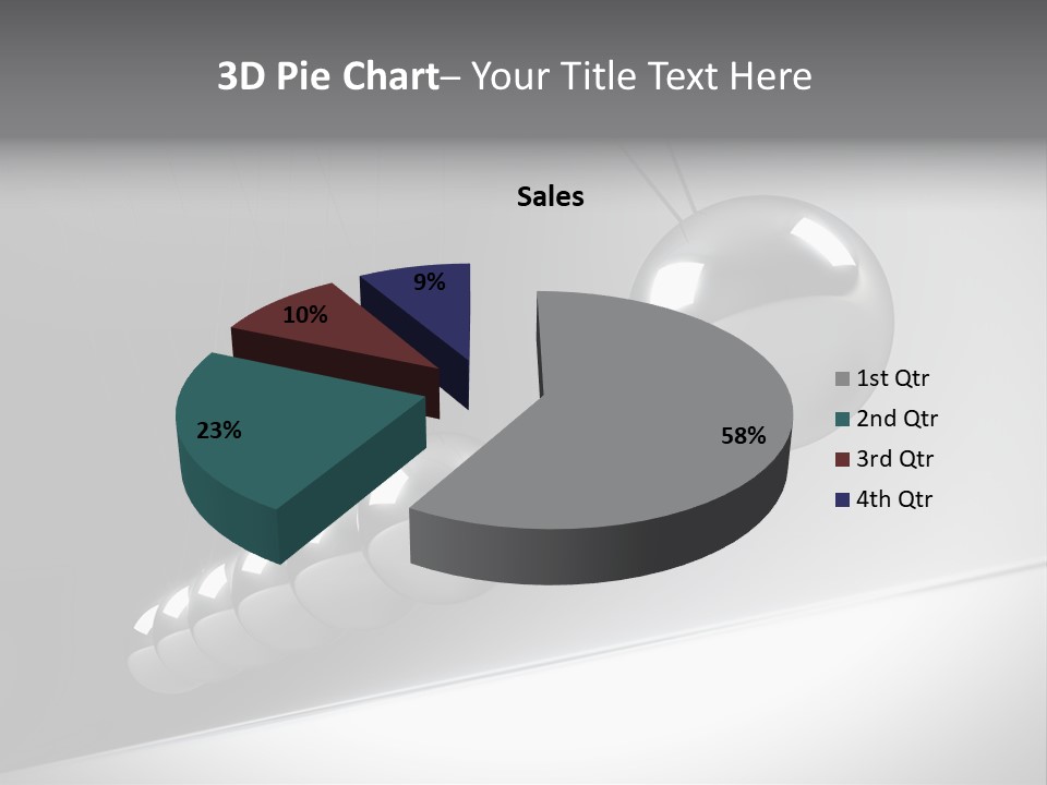 Pendulum Render Balance PowerPoint Template