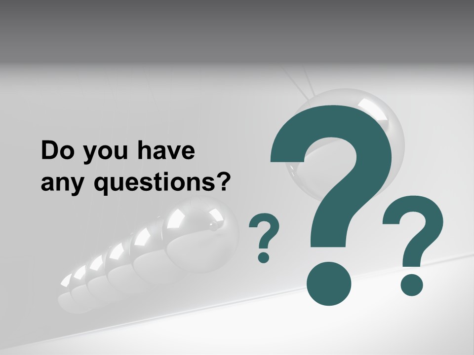 Pendulum Render Balance PowerPoint Template