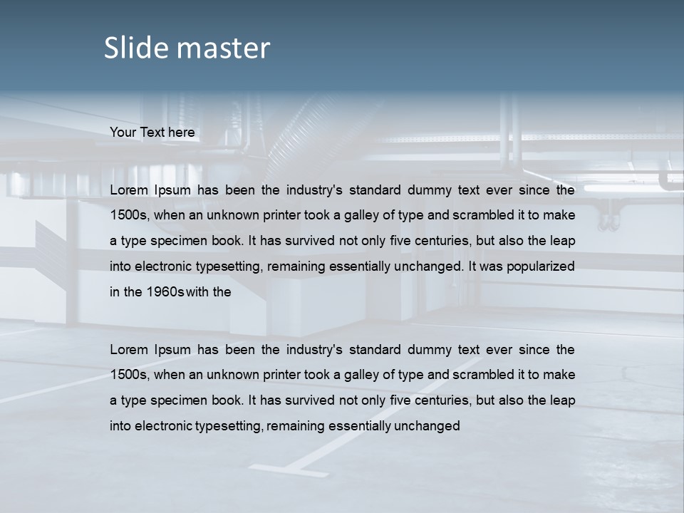 Perspective Life Car PowerPoint Template