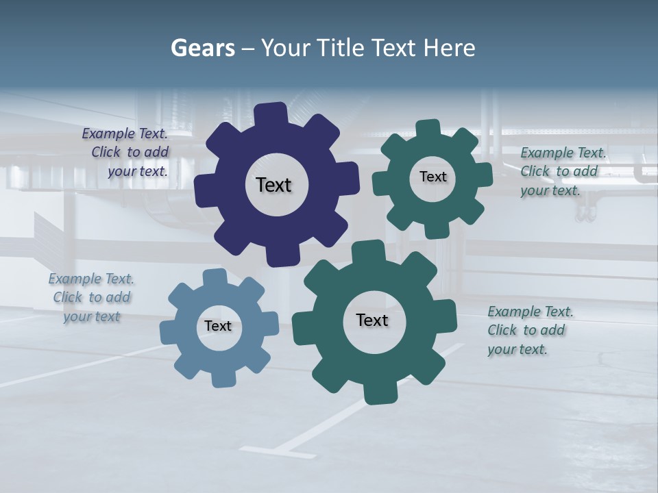 Perspective Life Car PowerPoint Template