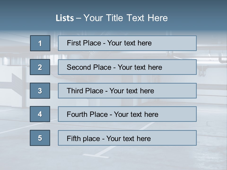 Perspective Life Car PowerPoint Template