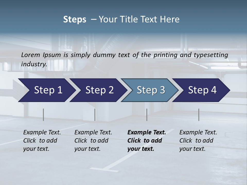 Perspective Life Car PowerPoint Template