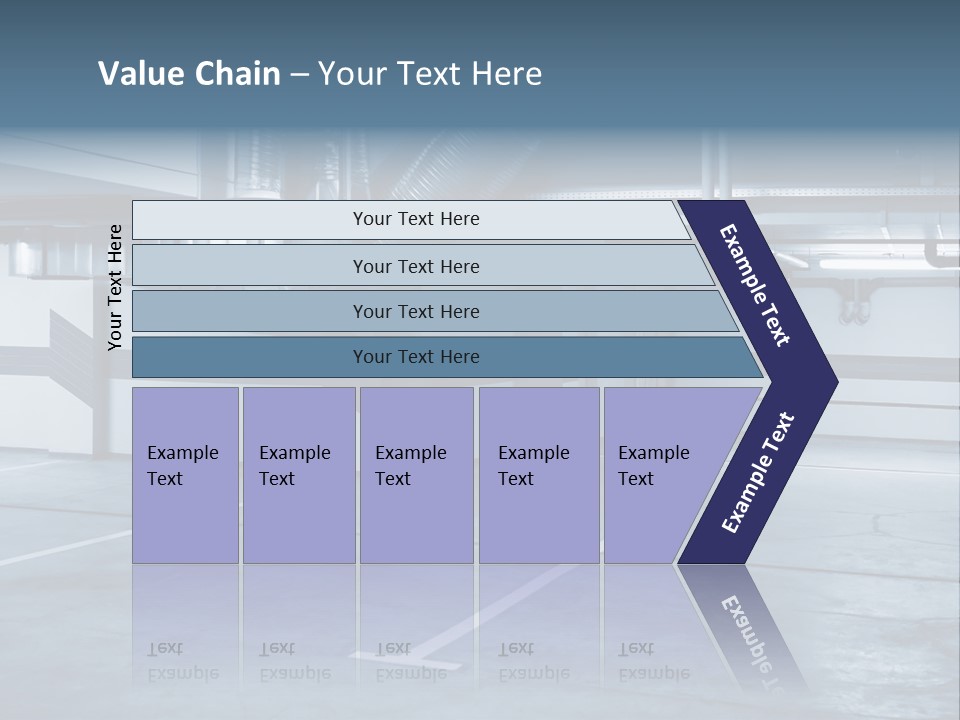 Perspective Life Car PowerPoint Template