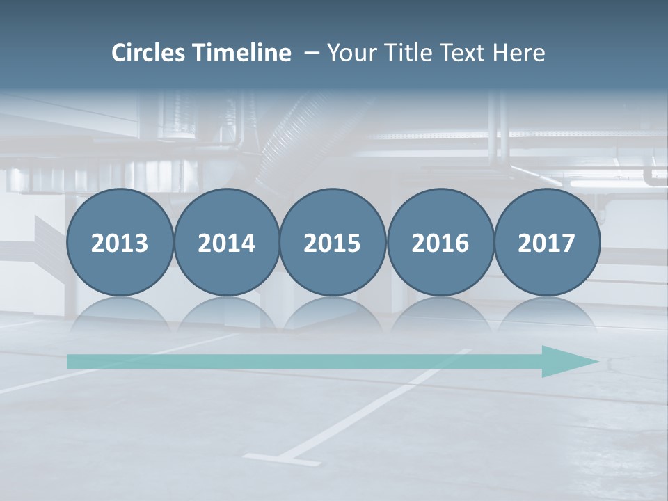 Perspective Life Car PowerPoint Template