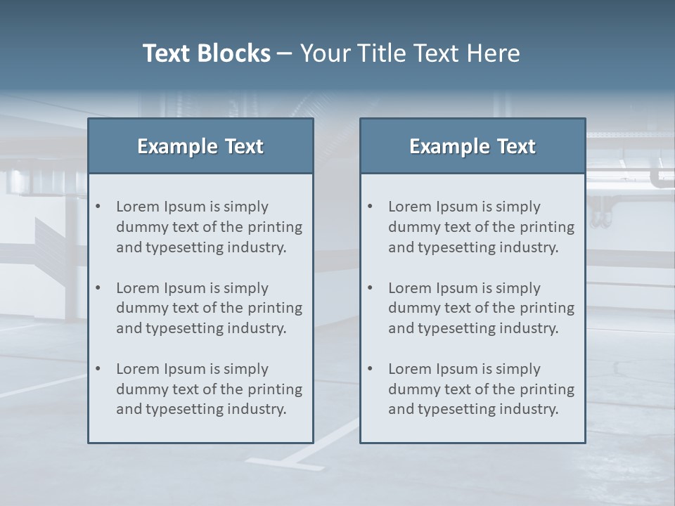Perspective Life Car PowerPoint Template