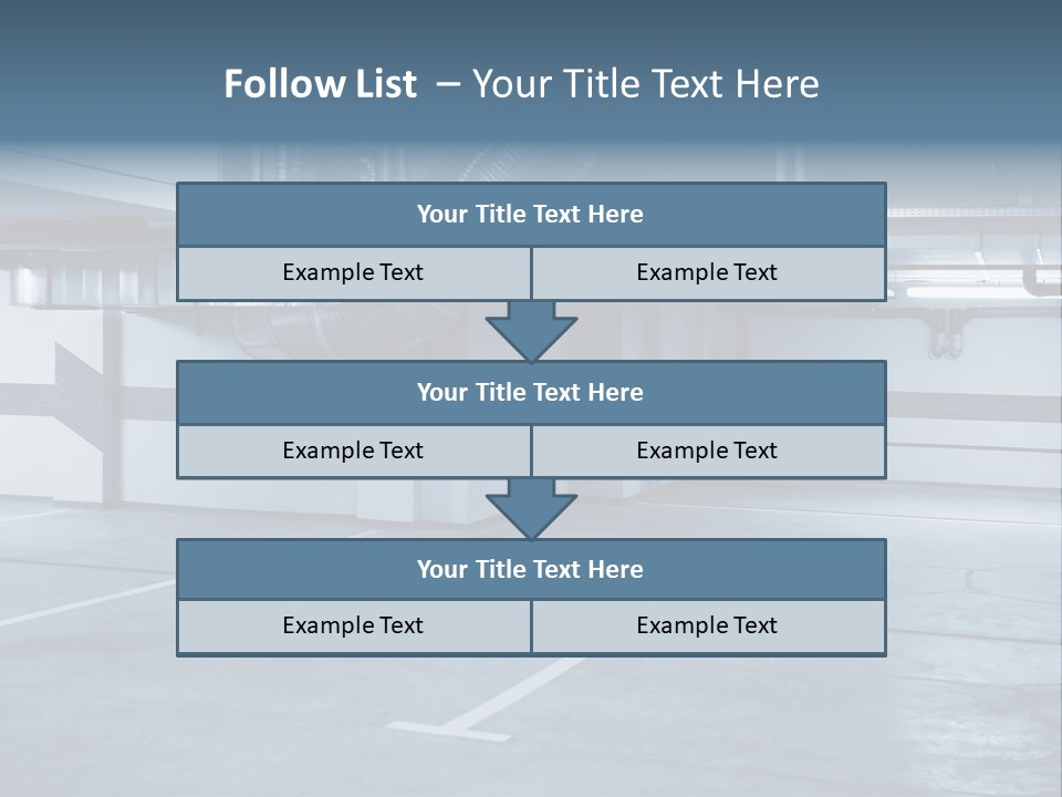 Perspective Life Car PowerPoint Template