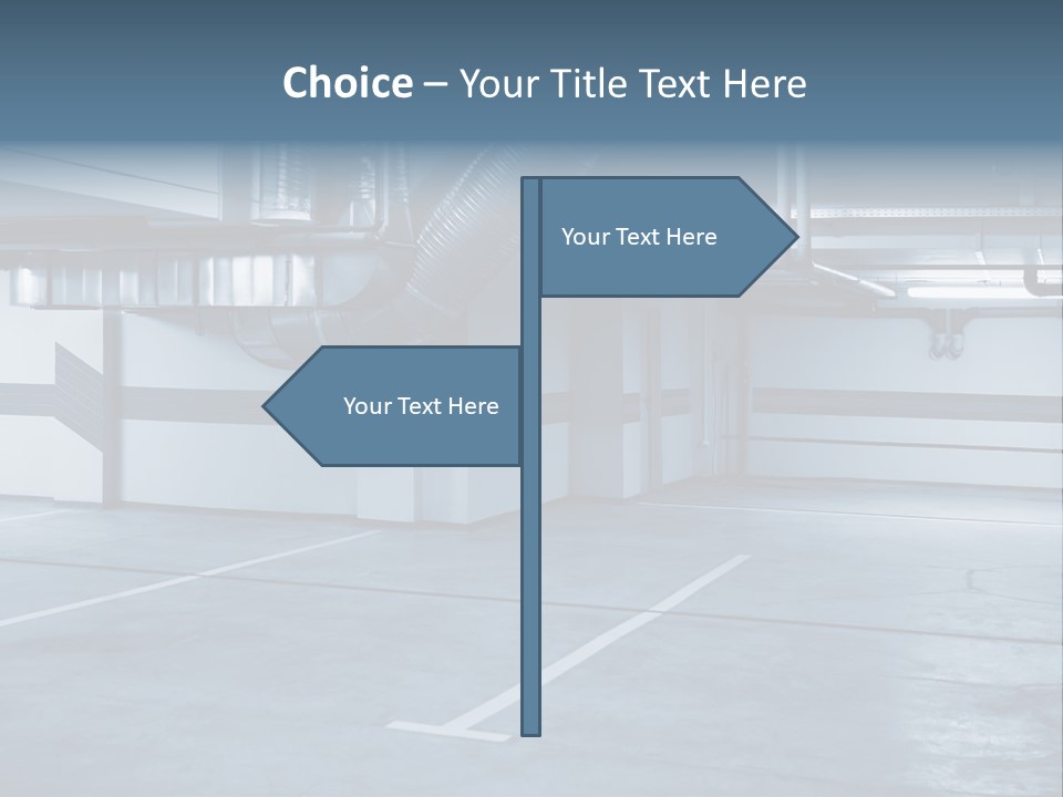 Perspective Life Car PowerPoint Template