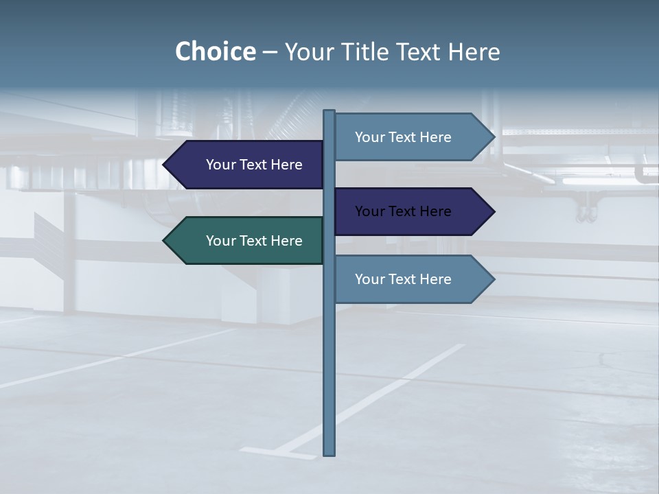 Perspective Life Car PowerPoint Template