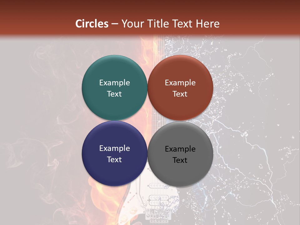 Instrument Design Back PowerPoint Template