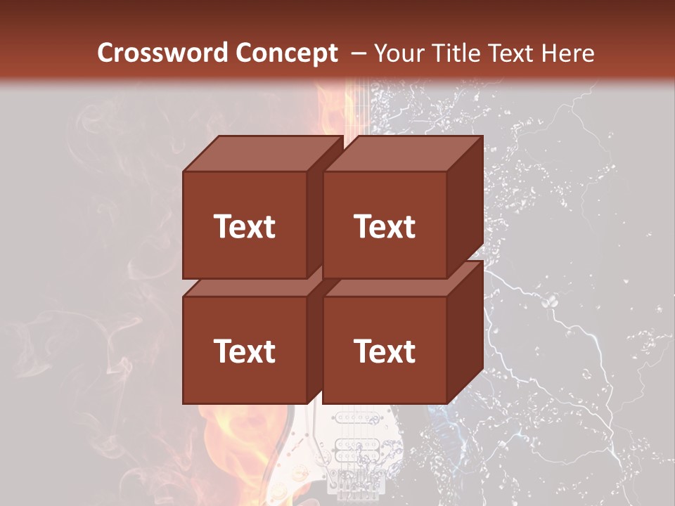 Instrument Design Back PowerPoint Template