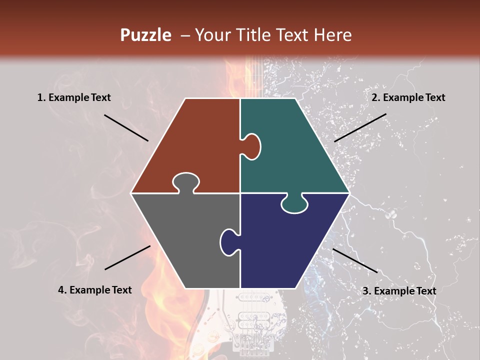 Instrument Design Back PowerPoint Template