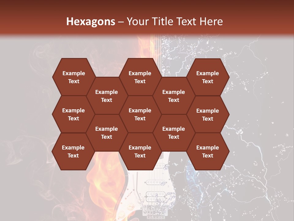 Instrument Design Back PowerPoint Template