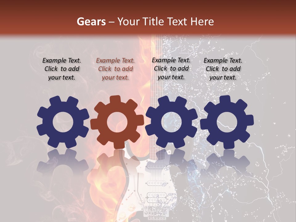 Instrument Design Back PowerPoint Template