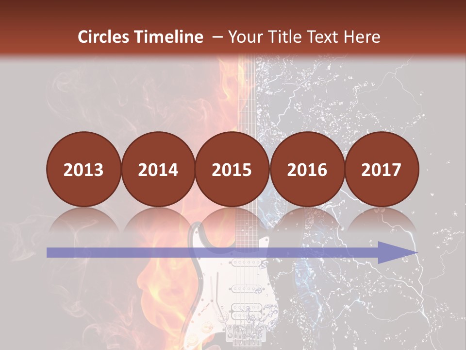 Instrument Design Back PowerPoint Template