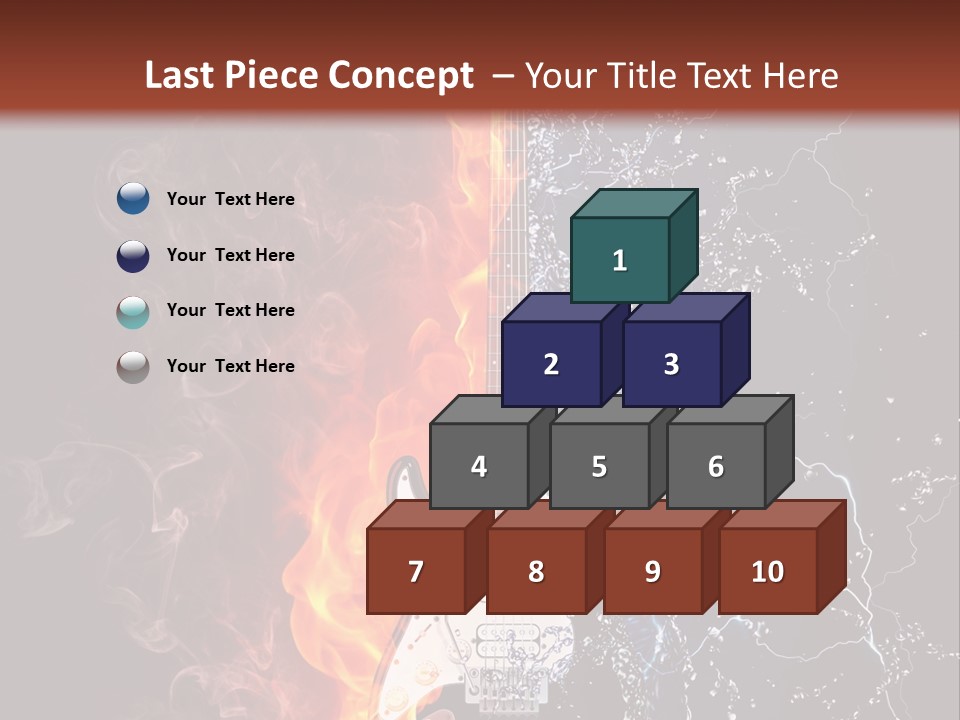 Instrument Design Back PowerPoint Template