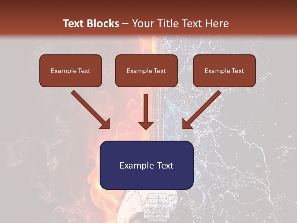 Instrument Design Back PowerPoint Template