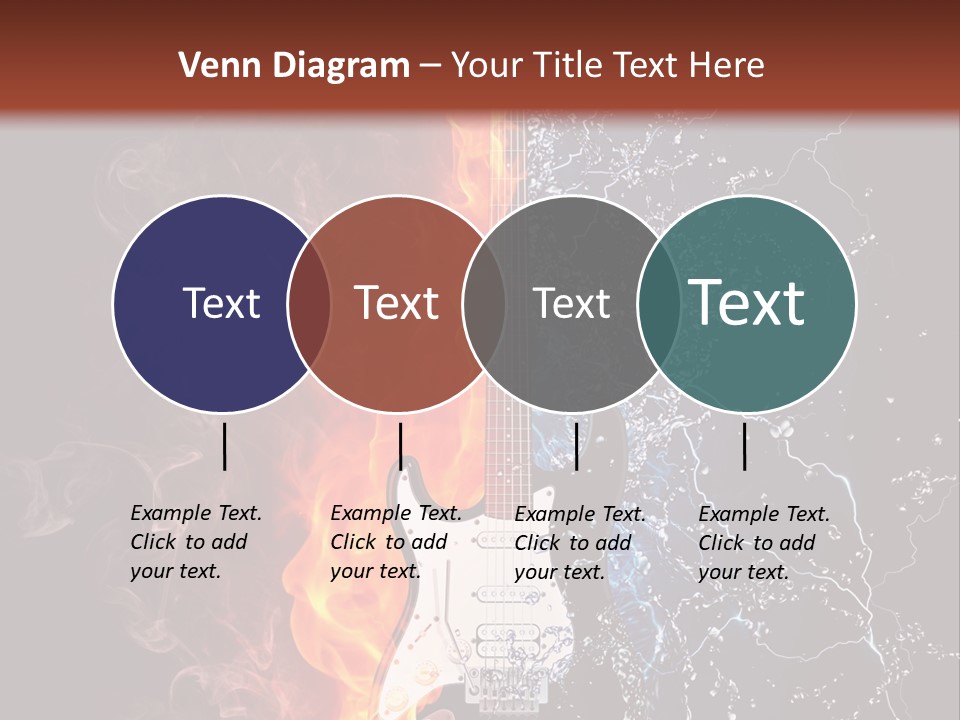 Instrument Design Back PowerPoint Template