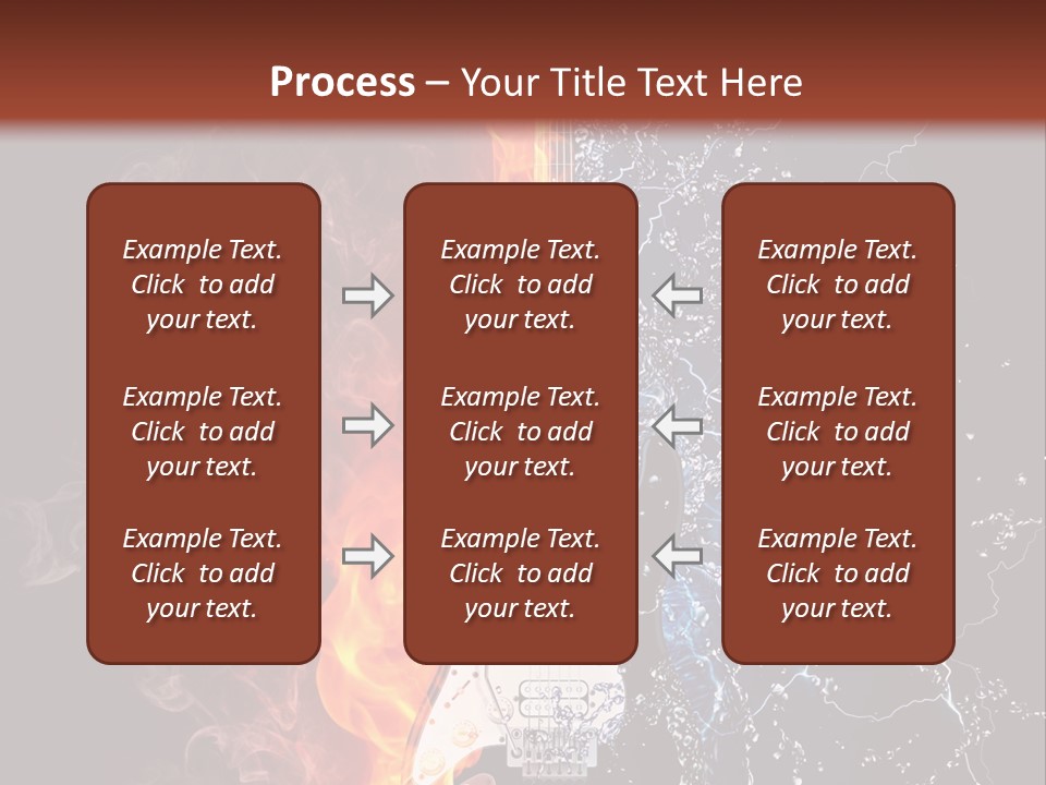 Instrument Design Back PowerPoint Template