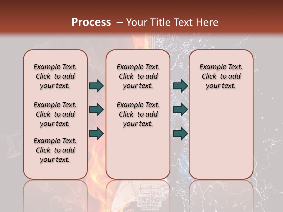 Instrument Design Back PowerPoint Template
