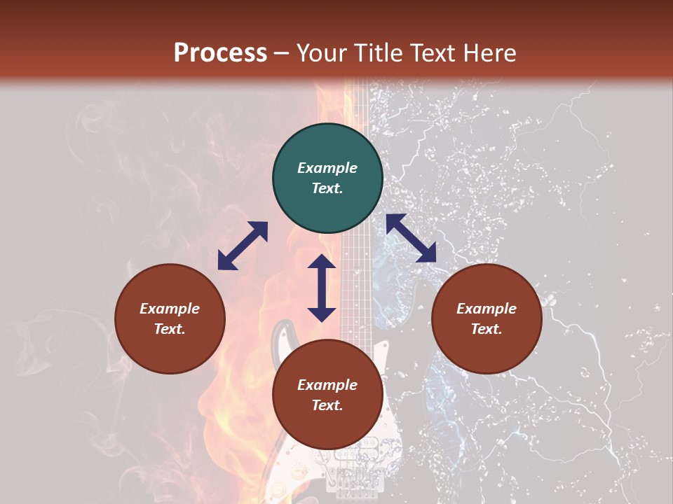 Instrument Design Back PowerPoint Template