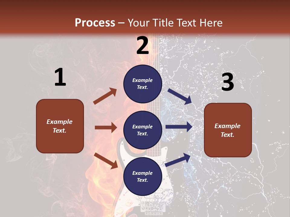 Instrument Design Back PowerPoint Template