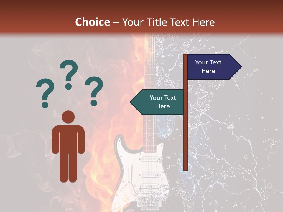 Instrument Design Back PowerPoint Template