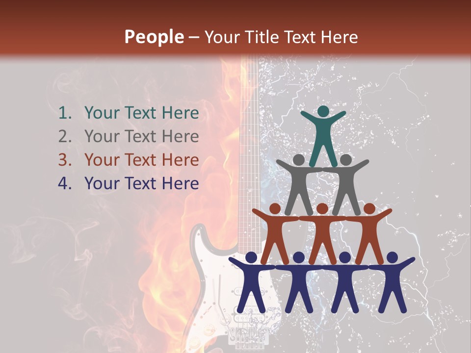 Instrument Design Back PowerPoint Template