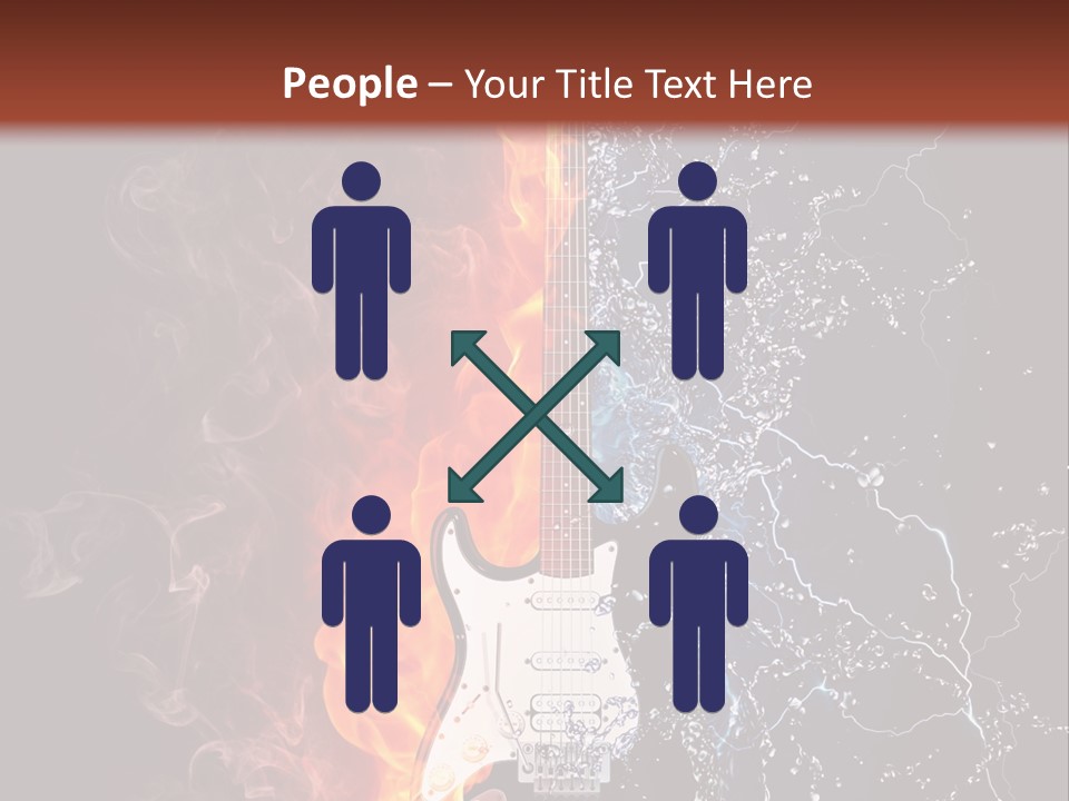 Instrument Design Back PowerPoint Template