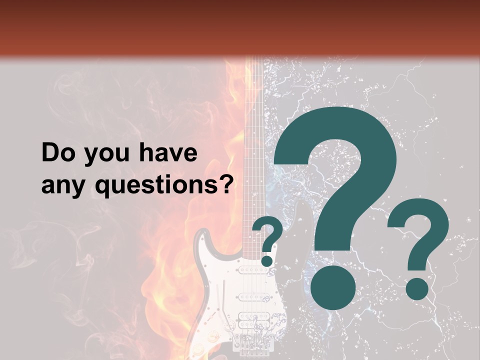 Instrument Design Back PowerPoint Template