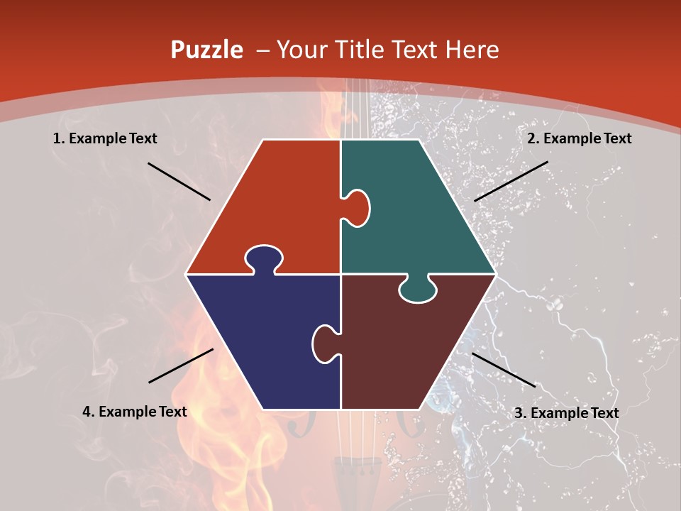 Old Fashioned Stringed Creativity PowerPoint Template