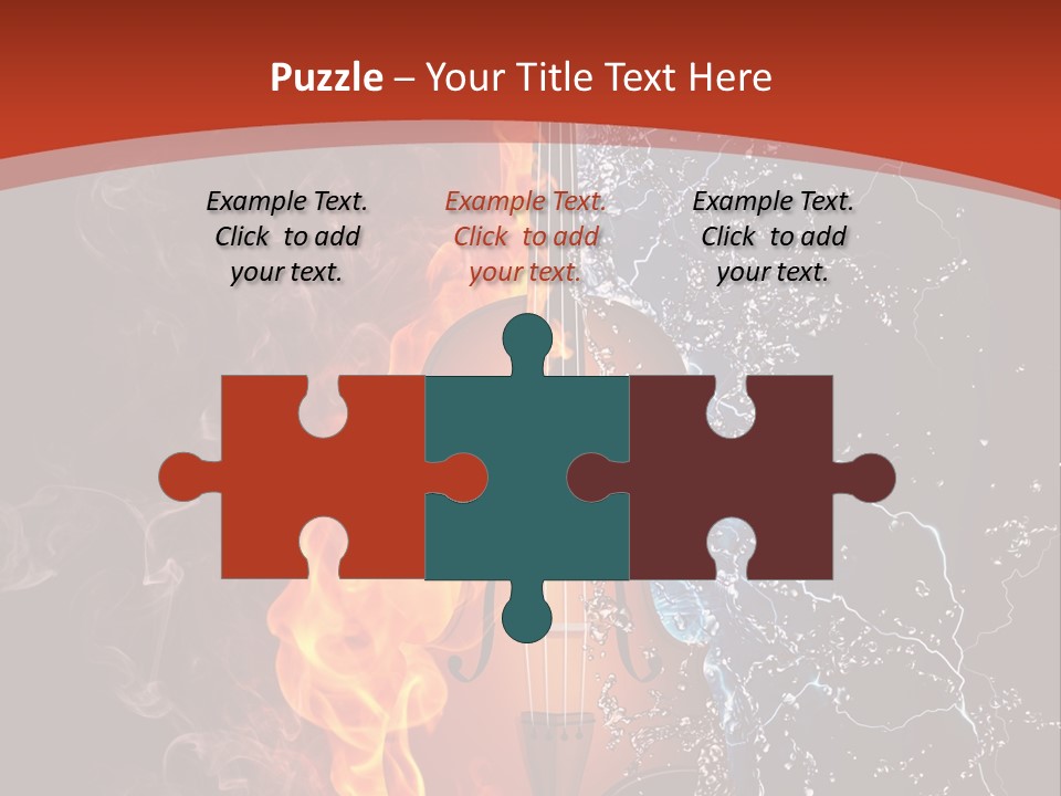 Old Fashioned Stringed Creativity PowerPoint Template