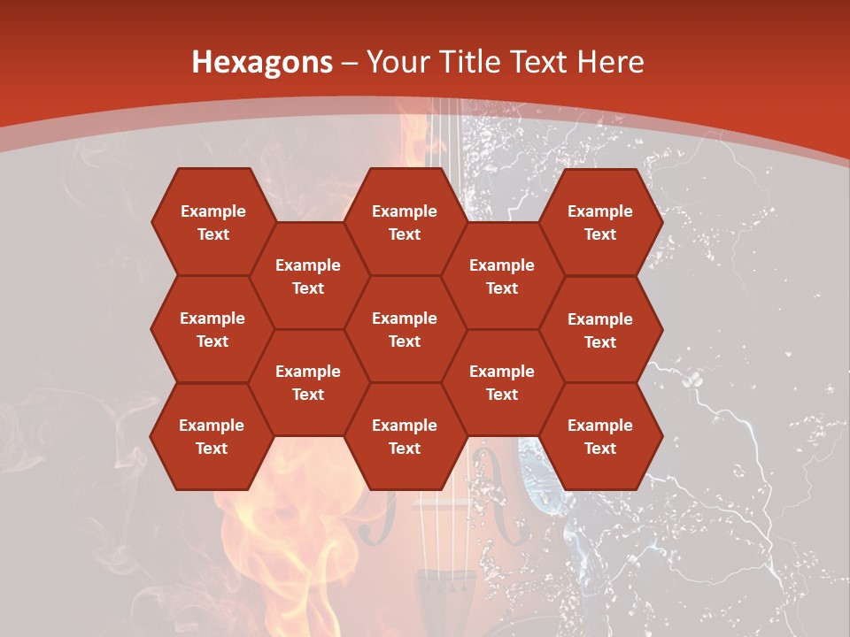 Old Fashioned Stringed Creativity PowerPoint Template