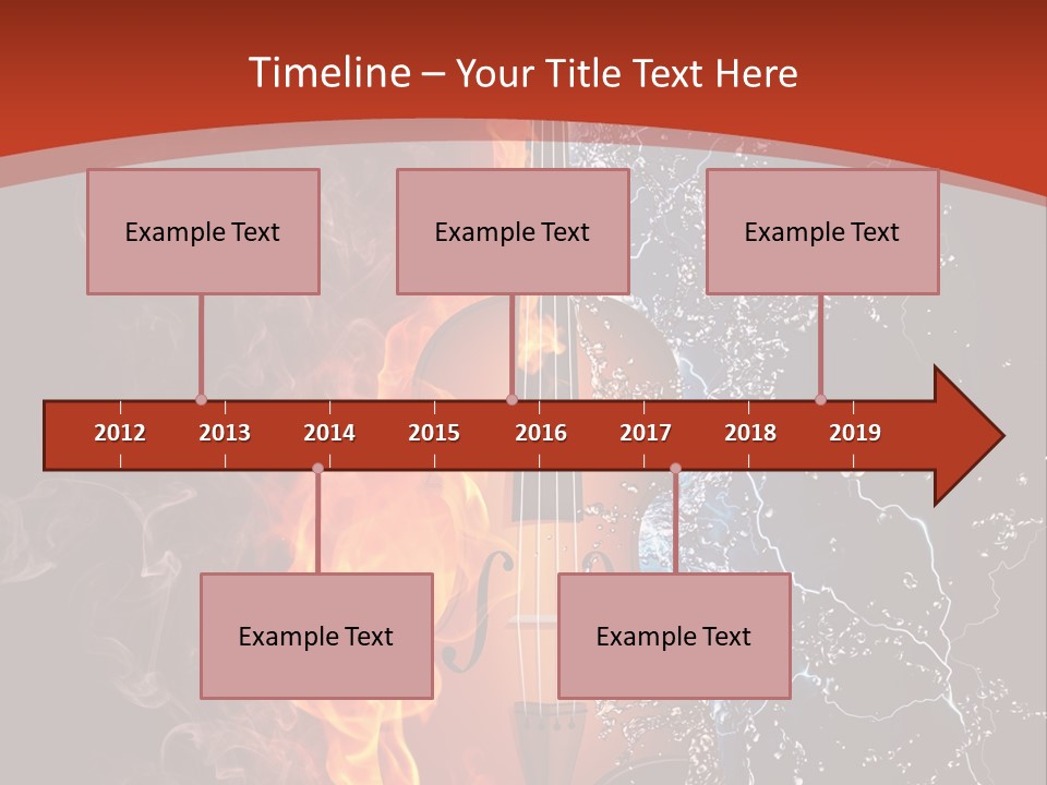Old Fashioned Stringed Creativity PowerPoint Template