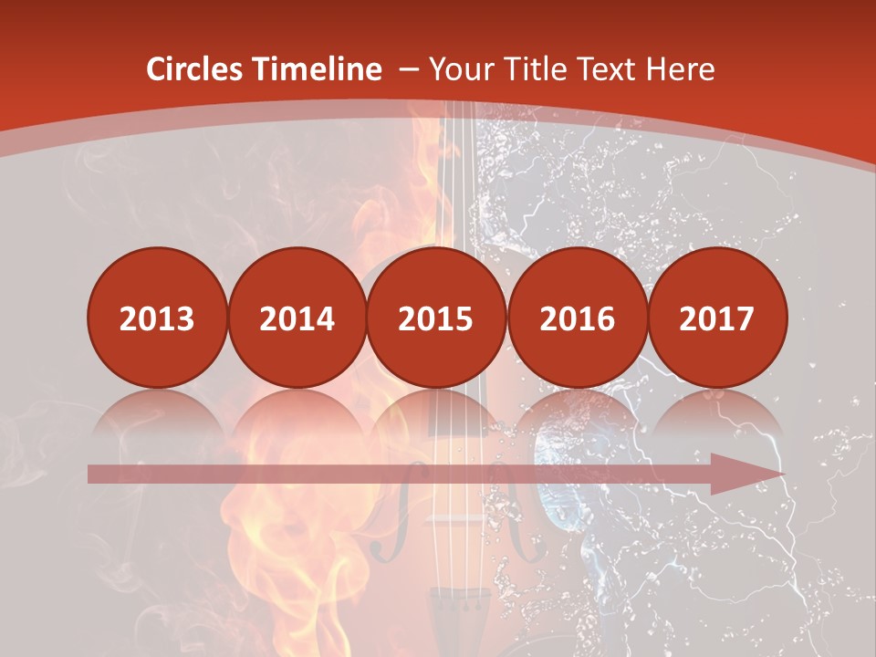 Old Fashioned Stringed Creativity PowerPoint Template