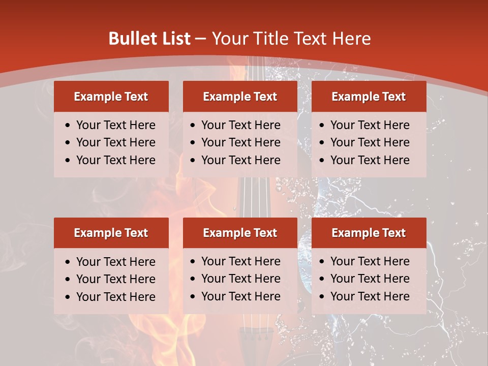 Old Fashioned Stringed Creativity PowerPoint Template