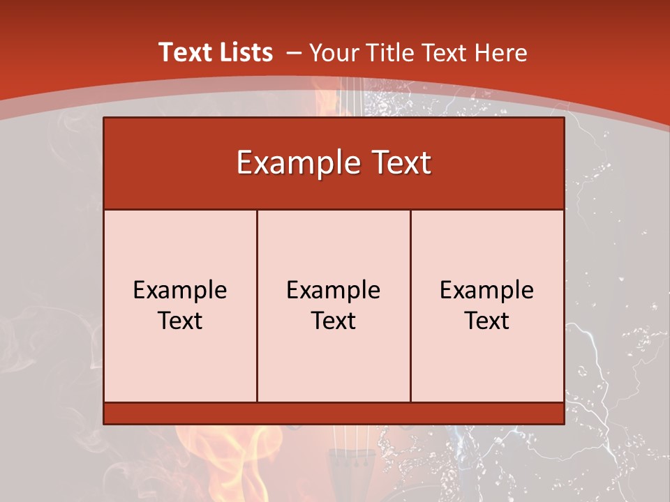 Old Fashioned Stringed Creativity PowerPoint Template