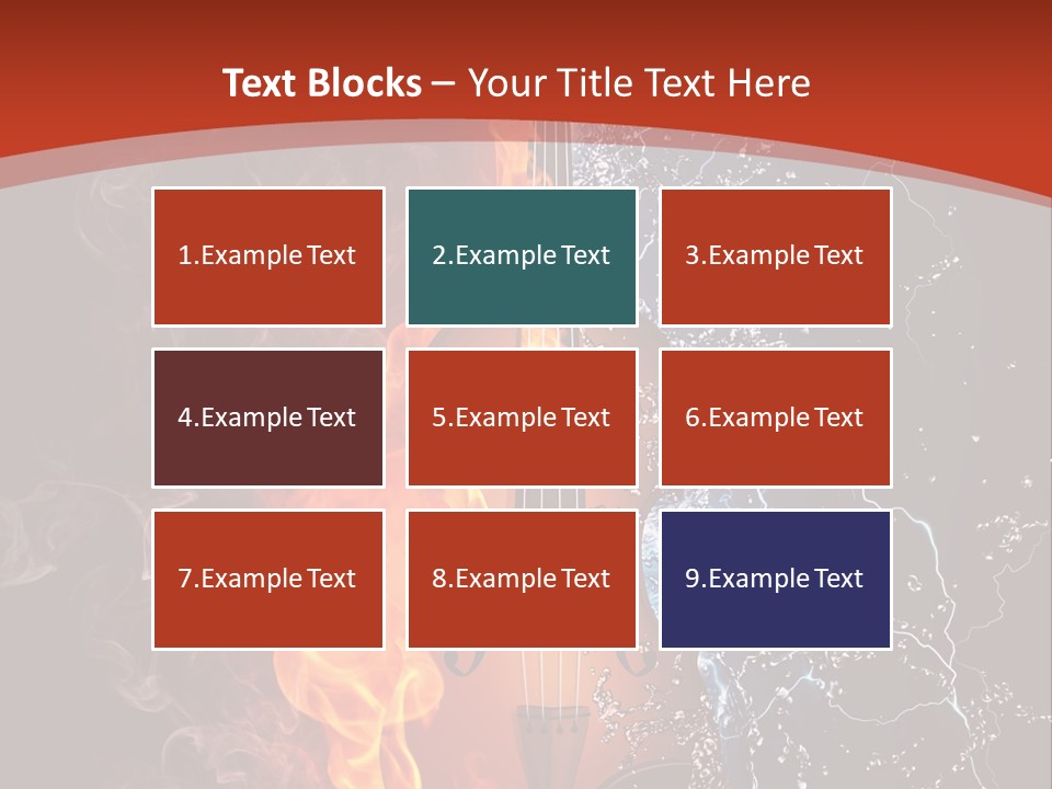 Old Fashioned Stringed Creativity PowerPoint Template