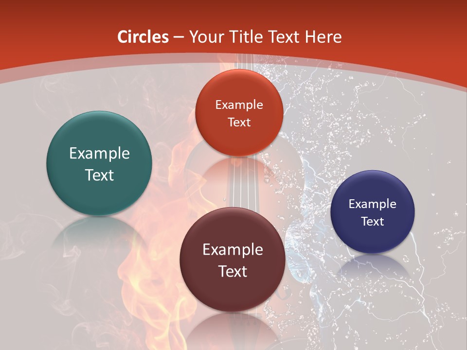 Old Fashioned Stringed Creativity PowerPoint Template