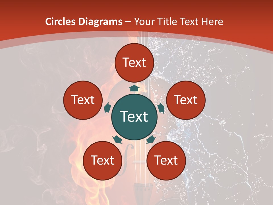 Old Fashioned Stringed Creativity PowerPoint Template