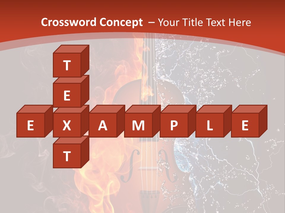 Old Fashioned Stringed Creativity PowerPoint Template