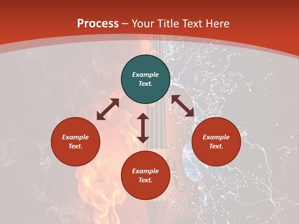 Old Fashioned Stringed Creativity PowerPoint Template