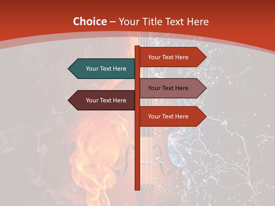 Old Fashioned Stringed Creativity PowerPoint Template